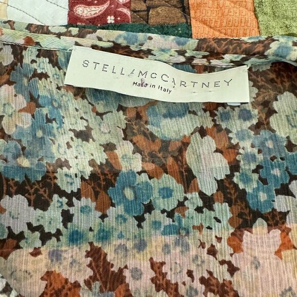 Stella McCartney Sheer Floral Mini Dress Size 40 Made in Italy - Picture 4 of 8